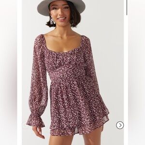 Beatrice floral tieback romper